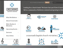 Tablet Screenshot of crossroads4me.com
